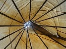 Tipi looking up